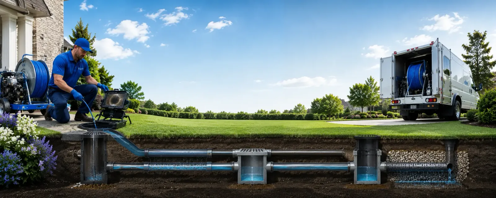 Outdoor drain cleaning information for Martinsburg, IA